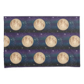 Volledige maan op Sterrennacht handtekening Kussensloop (Voorkant-Rechts)