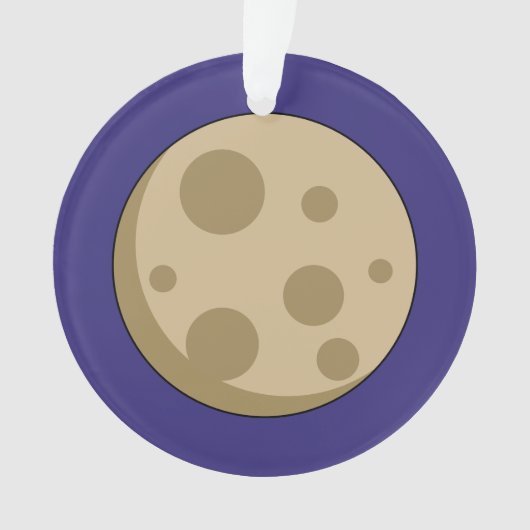 Volledige maan ornament (voorkant)