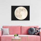 Volledige maan over de toetsen van Florida Canvas Afdruk (Insitu (Woonkamer))