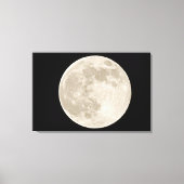 Volledige maan over de toetsen van Florida Canvas Afdruk (Voorkant)