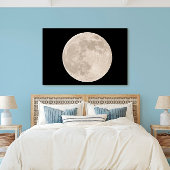 Volledige maan over de toetsen van Florida Canvas Afdruk