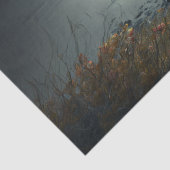 Volledige maan over een meer-ontwenningspagina tissuepapier (Detail)