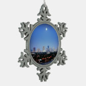 Volledige maan over Ft. Lauderdale Tree Ornament (Links)