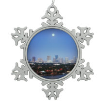 Volledige maan over Ft. Lauderdale Tree Ornament