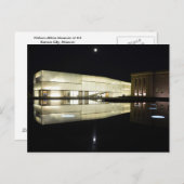 Volledige maan over het Kunstmuseum Nelson-Atkins Briefkaart (Voorkant / Achterkant)