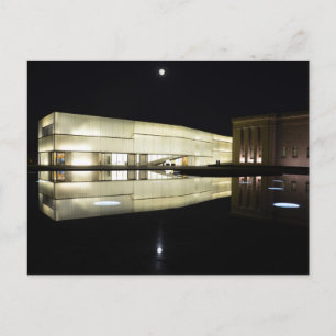 Volledige maan over het Kunstmuseum Nelson-Atkins Briefkaart