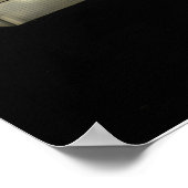 Volledige maan over het Kunstmuseum Nelson-Atkins Poster (Hoek)