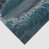 Volledige maan over oceaanontkoppeling tissuepapier (Detail)