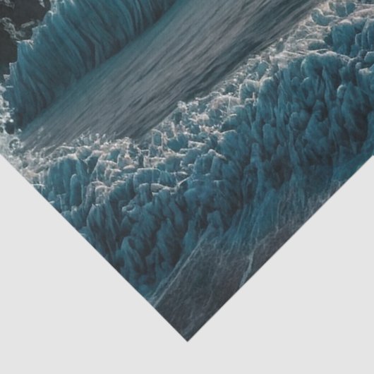 Volledige maan over oceaanontkoppeling tissuepapier (Detail)