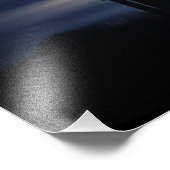 Volledige maan over Penshaw Monument Poster/Afdruk Foto Afdruk (Hoek)