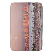 Volledige maan over San Diego Badmat (Voorkant Verticaal)