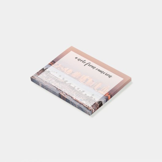 Volledige maan over San Diego Post-it® Notes (Schuin)