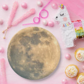 Volledige maan papieren bordje (Feest)