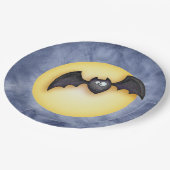 Volledige maan papieren bordje (Gekanteld)