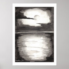 Volledige maan poster