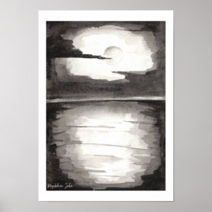 Volledige maan poster