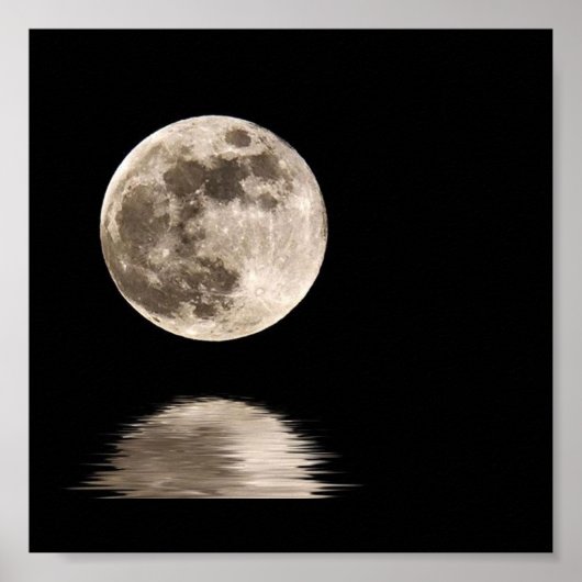 Volledige maan poster (Voorkant)