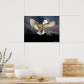 "Volledige maan" Poster (Keuken)