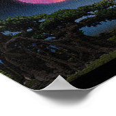 Volledige maan poster (Hoek)