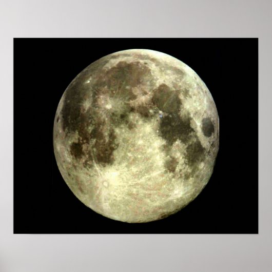 Volledige maan poster (Voorkant)