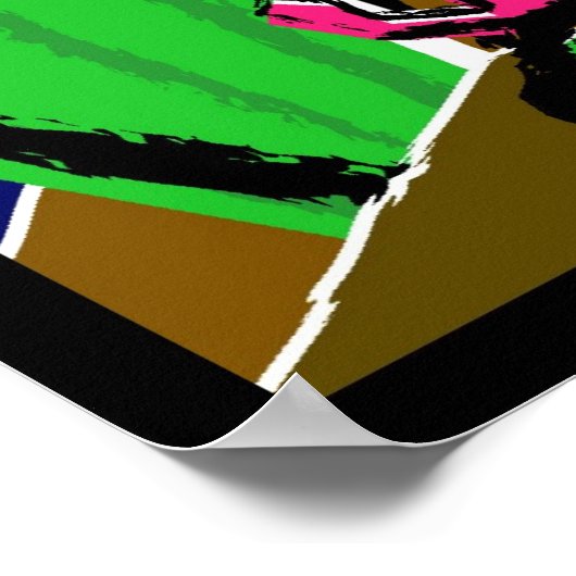 Volledige maan poster (Hoek)