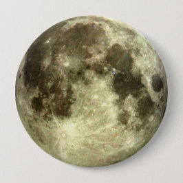 Volledige maan ronde button 4,0 cm
