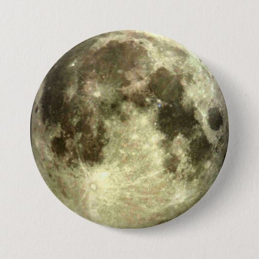 Volledige maan ronde button 7,6 cm (Voorkant)