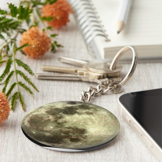 Volledige maan sleutelhanger (Zijkant)
