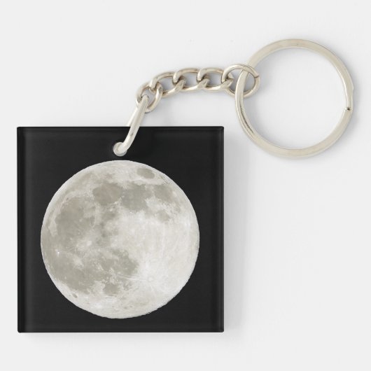 Volledige maan sleutelhanger (Achterkant)