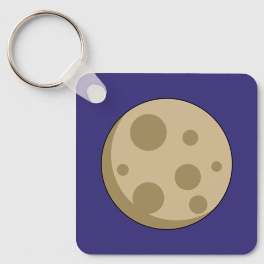 Volledige maan sleutelhanger (Voorkant)