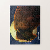 Volledige maan, Starry Sky en Buffalo Bull Legpuzzel (Verticaal)