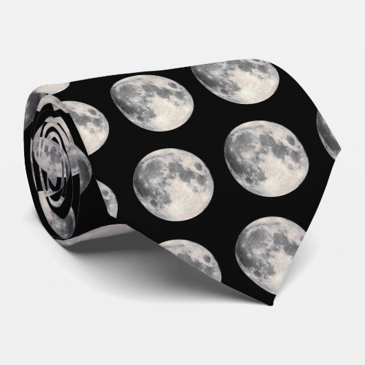 Volledige maan stropdas (Opgerold)