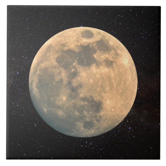 Volledige maan tegeltje (Voorkant)