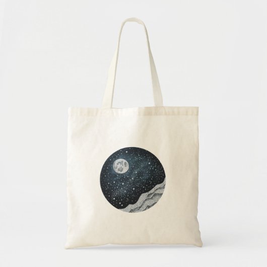 Volledige maan tote bag (Voorkant)