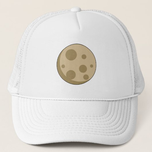 Volledige maan trucker pet (Voorkant)