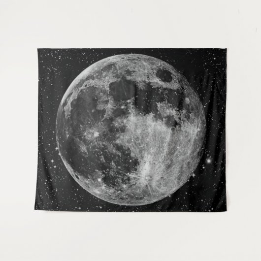 Volledige maan wandkleed (Voorkant (horizontaal))