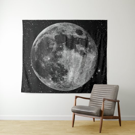 Volledige maan wandkleed (In Situ (horizontaal))