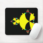 Volledige mandelbrot set pop art muismat (Met muis)