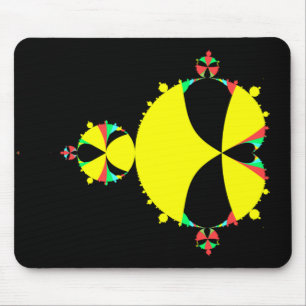 Volledige mandelbrot set pop art muismat