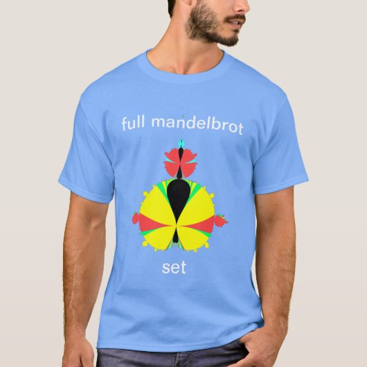 Volledige mandelbrot set pop art style T-Shirt (Voorkant)