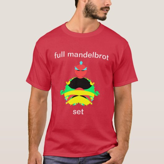 Volledige mandelbrot set pop art T-Shirt (Voorkant)