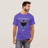 Volledige mandelbrot stelt blauw en roze T-shirt i (Voorkant volledig)