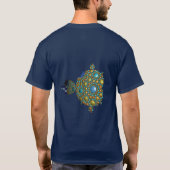 Volledige mandelbrot zet Apollonian bol verpakking T-shirt (Achterkant)
