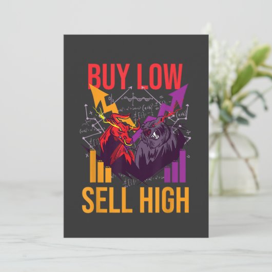 VOLLEDIGE MARKT KOPEN LAGE VERKOPEN HOGE HANDELSST KAART (Staand voorkant)