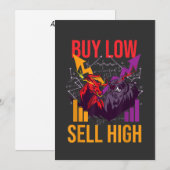 VOLLEDIGE MARKT KOPEN LAGE VERKOPEN HOGE HANDELSST KAART (Voorkant / Achterkant)