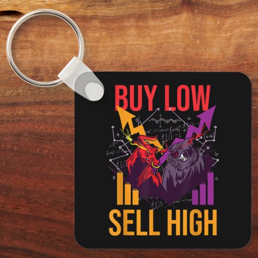VOLLEDIGE MARKT KOPEN LAGE VERKOPEN HOGE HANDELSST SLEUTELHANGER (Voorkant)