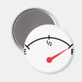 volledige meter voor de brandstoftankindicator magneet (Voorkant / Achterkant)