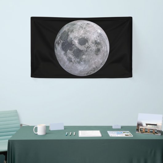 VOLLEDIGE MOON 5’ x 3’ Banner (Beurs)