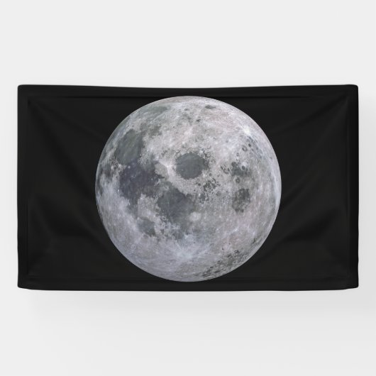 VOLLEDIGE MOON 5’ x 3’ Banner (Horizontaal)