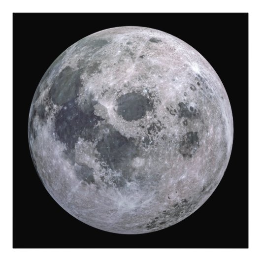 VOLLEDIGE MOON - Aangepaste foto-uitbreiding - Afd Foto Afdruk (Voorkant)